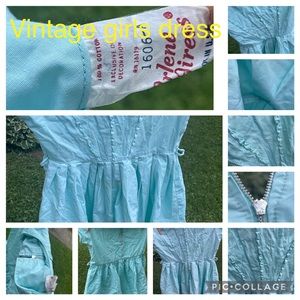 Adorable vintage girls dress(1960s)